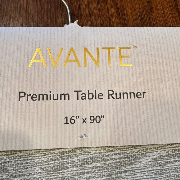 Avante Brand New Premium Table Runner Gray and White Heather - Picture 1 of 5